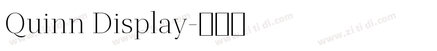 Quinn Display字体转换